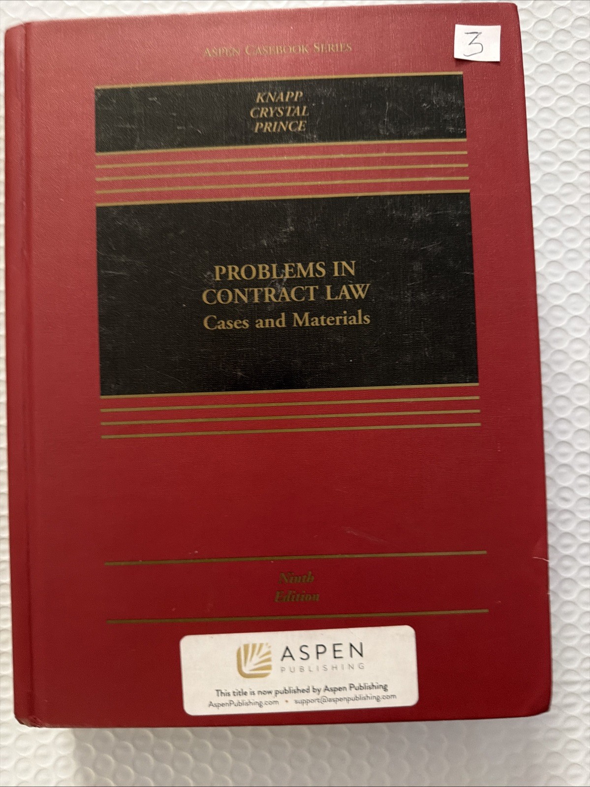 Aspen Casebook Ser.: Problems in Contract Law : Cases and Materials by Nathan M.