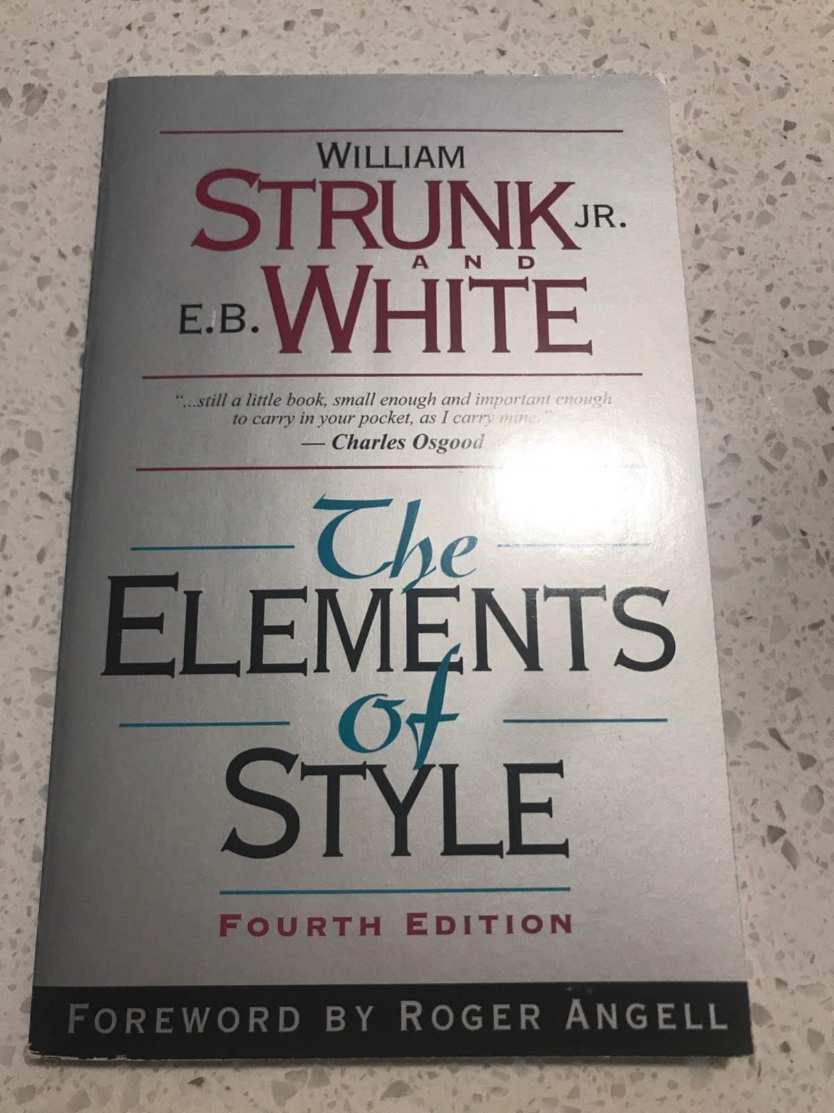 The Elements Of Style 4th Edition Pocket Size Paperback VGC