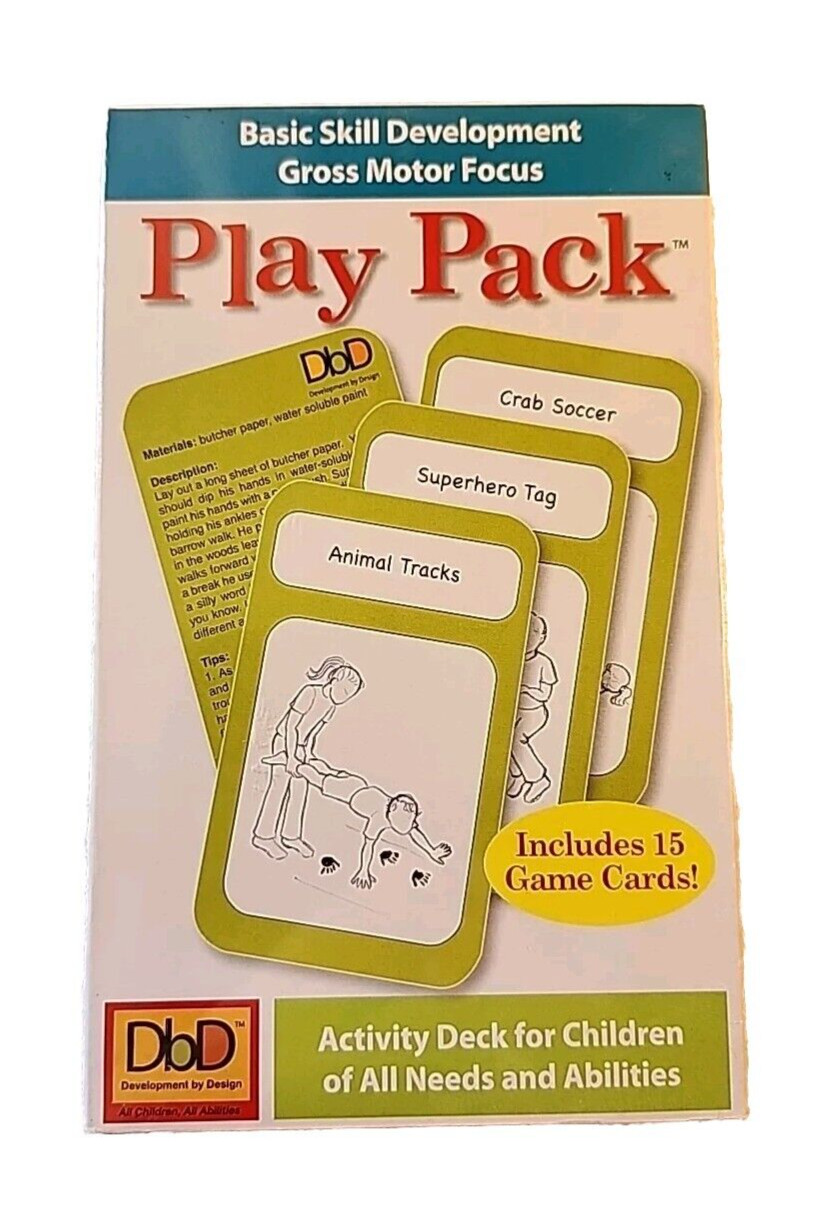 Development by Design Activity Deck Play Pack Basic Skill/Gross Motor Focus New