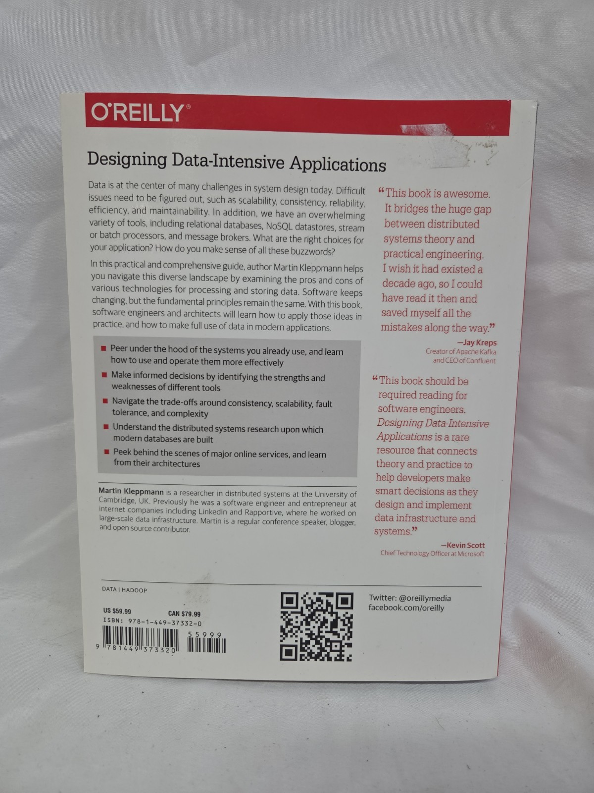 Designing Data-Intensive Applications : The Big Ideas Behind Reliable, Scalable,