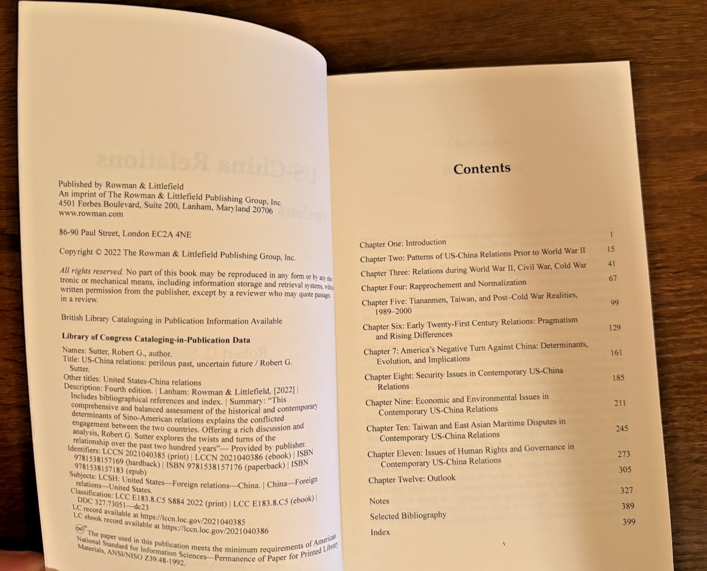 **NEW** US-China Relations: Perilous Past, Uncertain Present by Robert G. Sutter