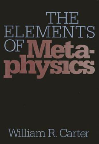 The Elements Of Metaphysics (The Heritage series in philosophy) (Of Washington;