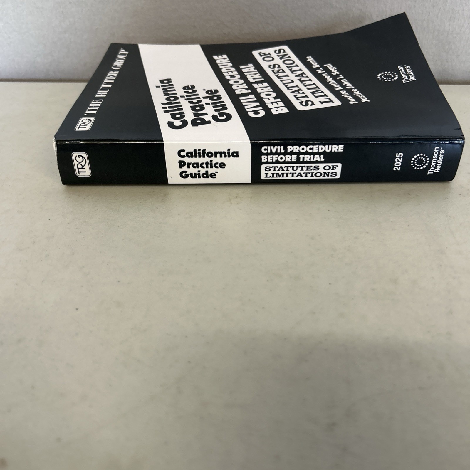 California Civil Procedure Before Trial STATUTES OF LIMITATIONS 2025 Rutter