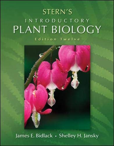 Stern&rsquo;s Introductory Plant Biology – hardcover Bidlack, James|Jansky, Shelle…
