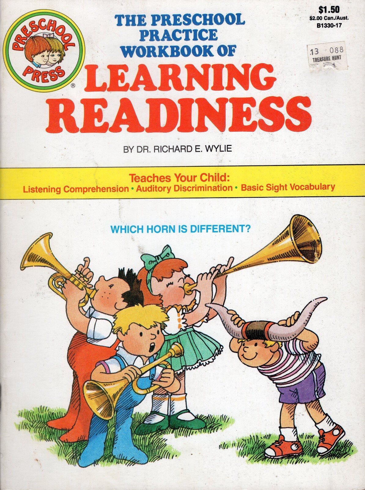 The Preschool Practice Workbook of Learning Readiness 1988 Paperback, GOOD
