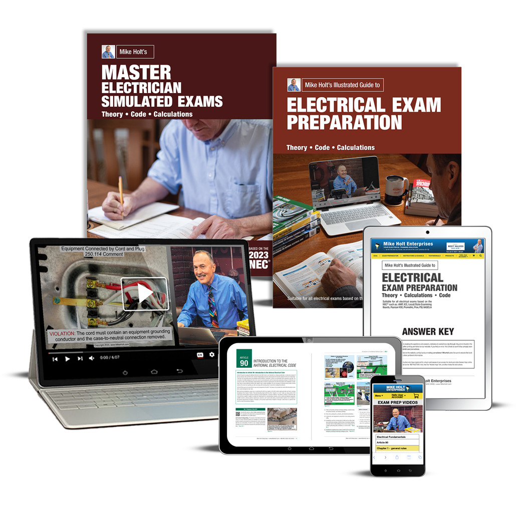 Electrical Exam Prep Course, Master/Contractor Basic 2023 NEC – Mike Holt