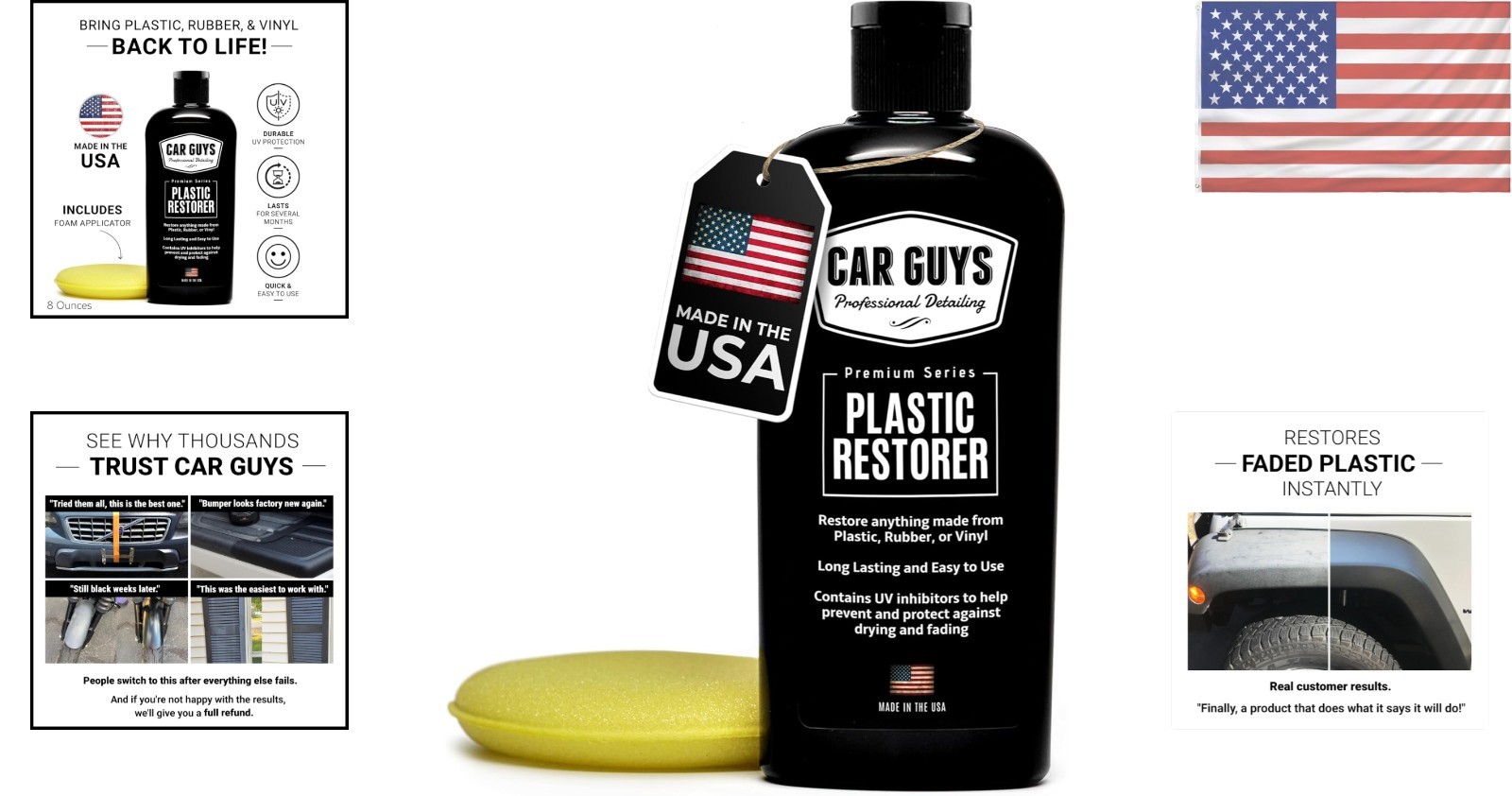Ultimate Trim & Vinyl Restorer Kit – 8 Oz, Safe and Effective for All Surfaces