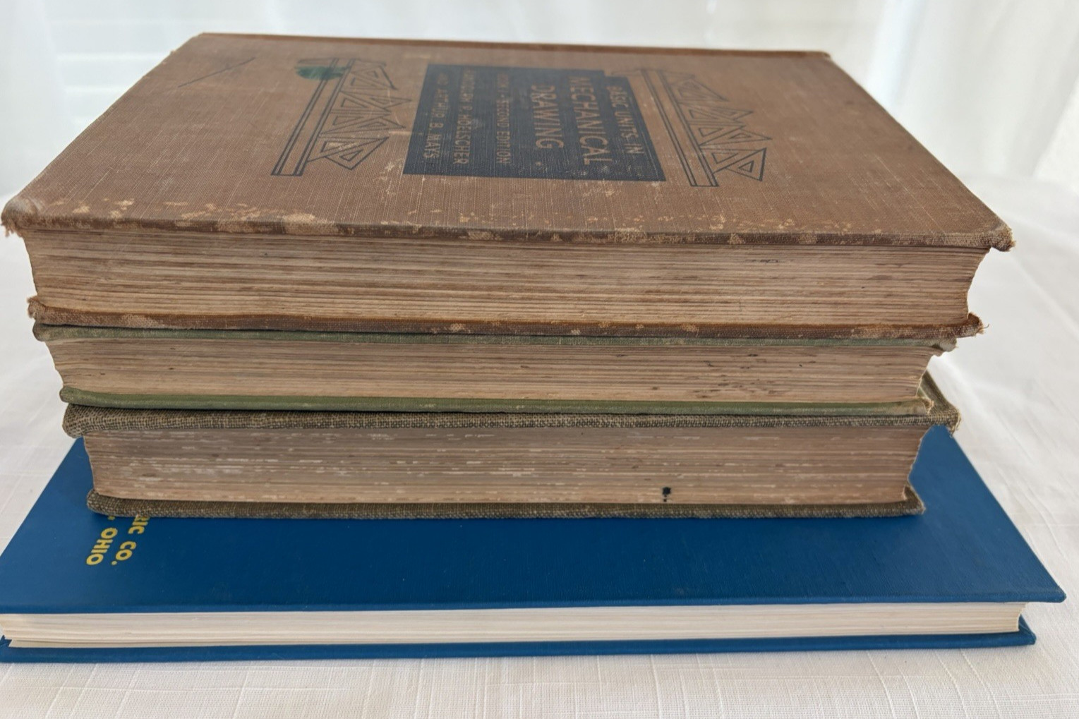 Vtg 4 Book Lot Mechanical – Engineering – Shop Drawing Technical Design Concepts