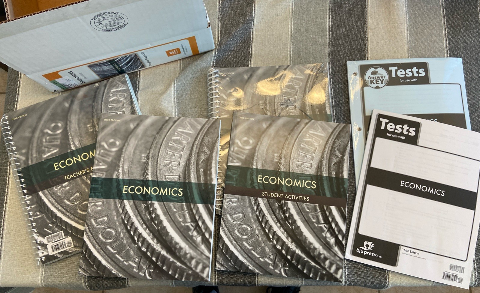 NEW BJU Press 12th grade 12 ECONOMICS Complete Subject Kit 3rd ed high school
