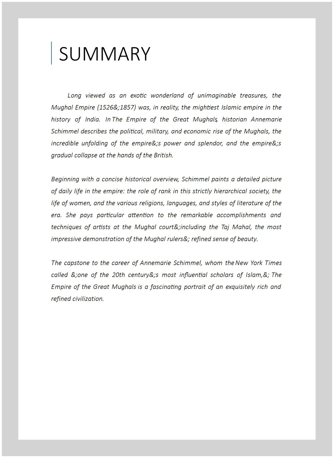 Empire of the Great Mughals : History, Art And Culture, Paperback by Schimmel…