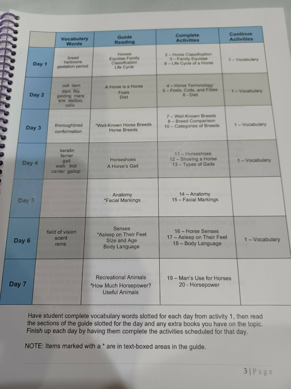Horses Lap Book & Answer Key -In The Hands Of A Child -Home Schooling HOCPP 1036