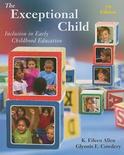 The Exceptional Child: Inclusion in Early Chi- 1111342105, paperback, Allen, new