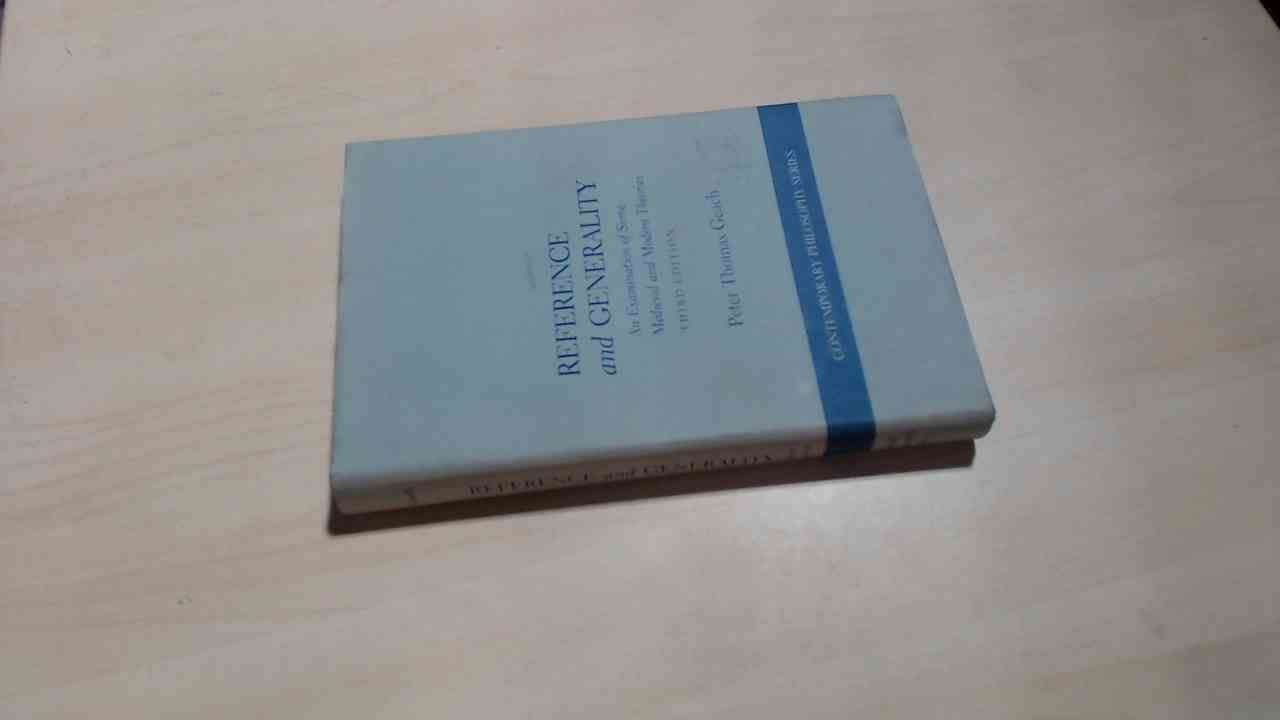 Reference and Generality: An Examination of Some Medieval and Modern Theorie…
