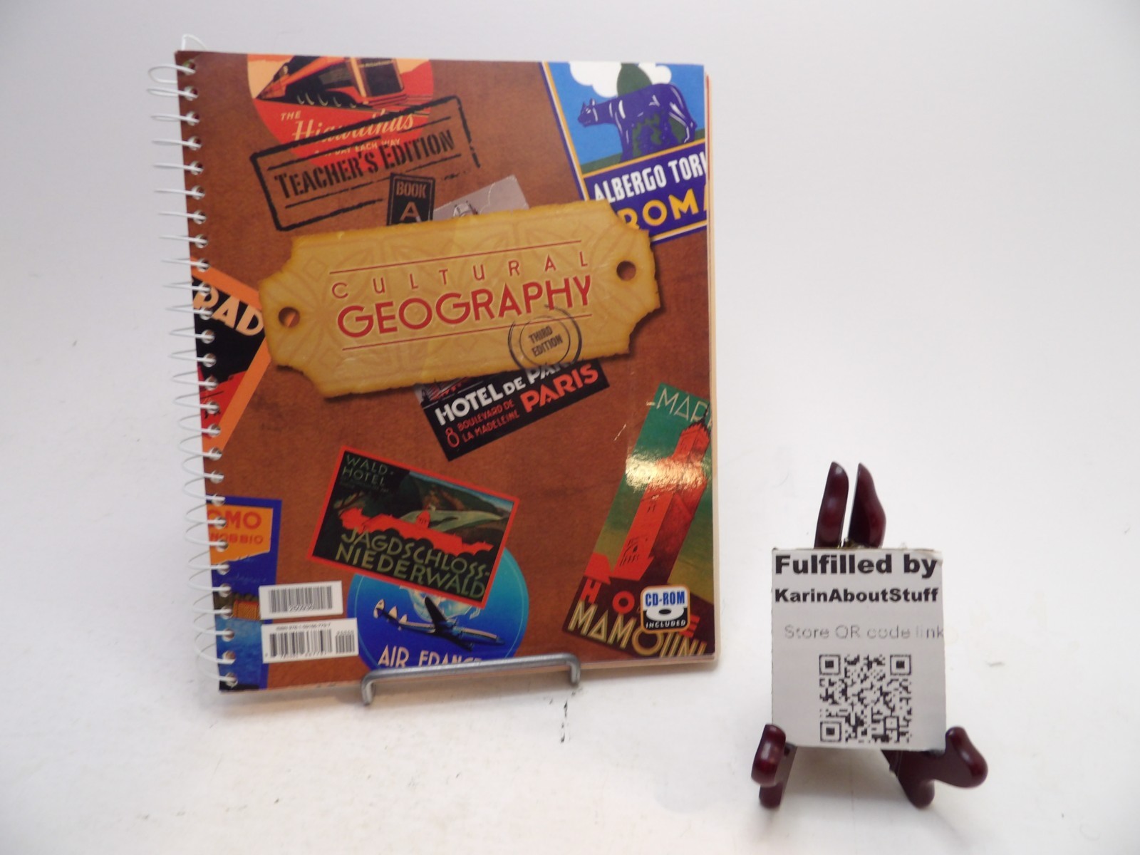 BJU Press Cultural Geography Set of 2 Teacher&rsquo;s edition Books (A & B) grade 9