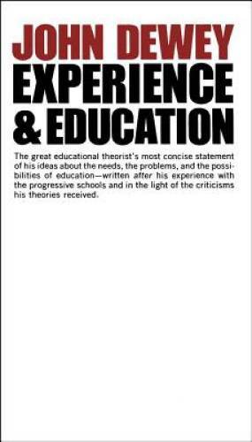 Experience And Education – Paperback By Dewey, John – GOOD