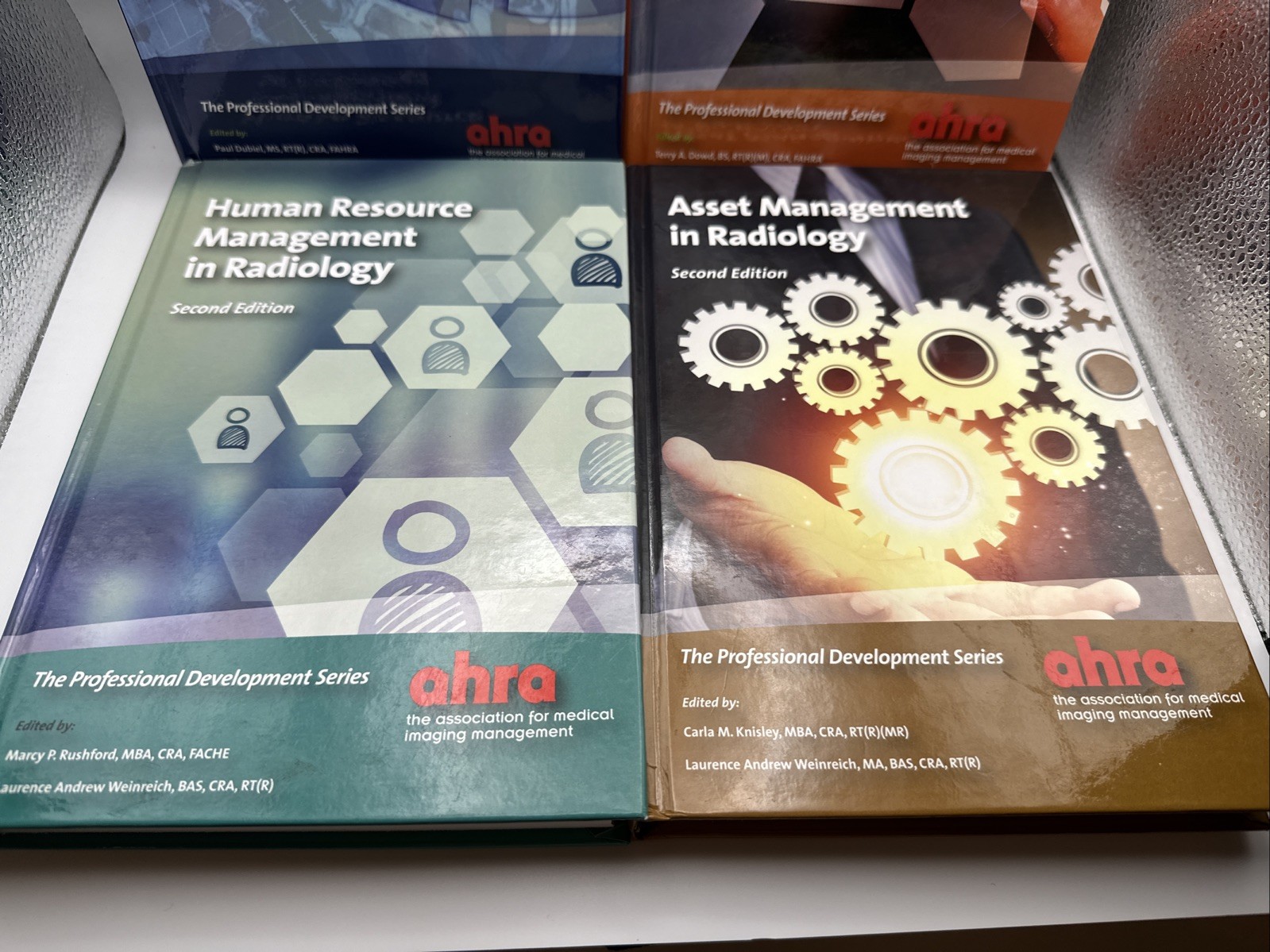 AHRA Radiology Management 2nd Edition Textbook Lot (4 Books) CRA Exam Study