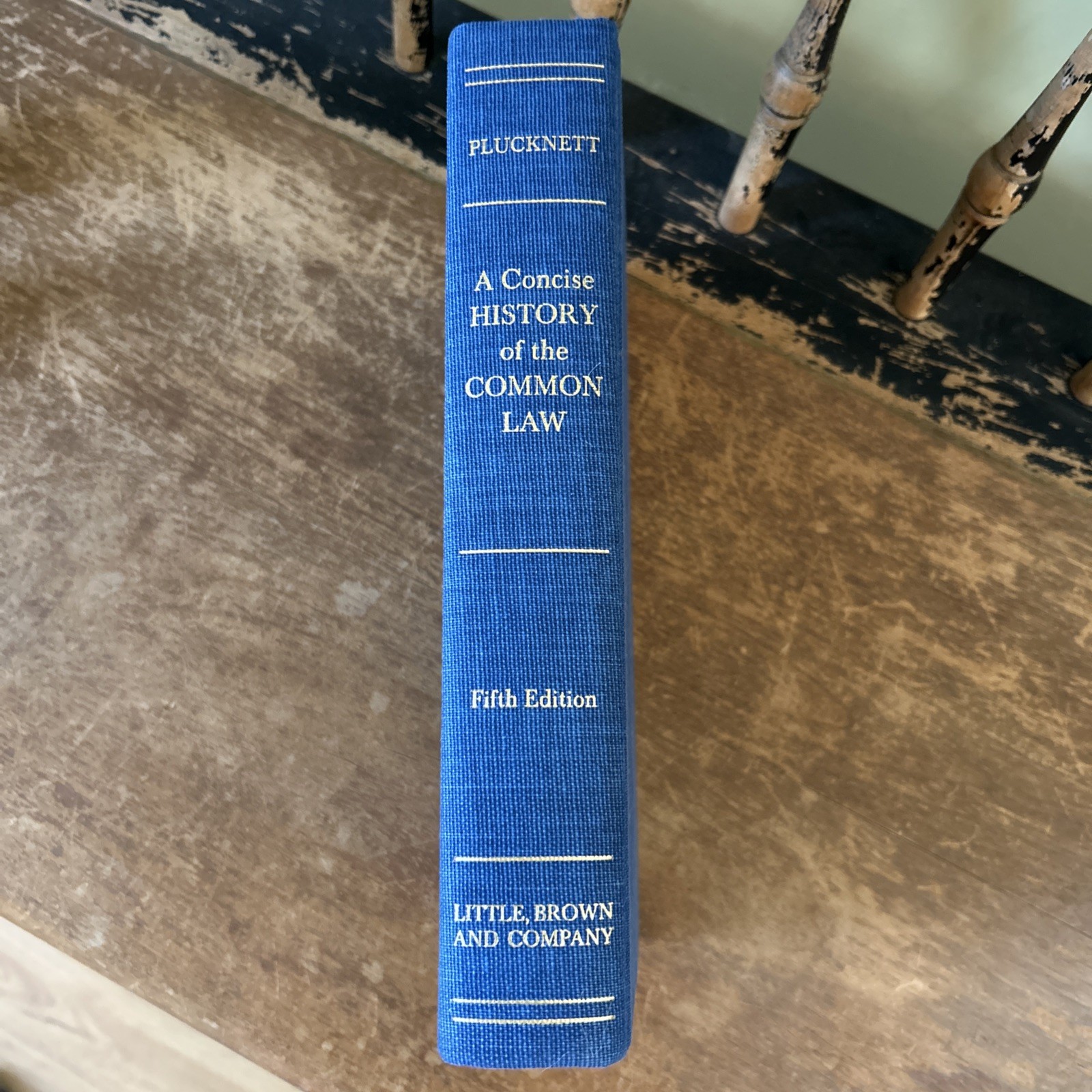 Concise History of the Common Law 5th Edition Plucknett 1956 hardcover VERY GOOD