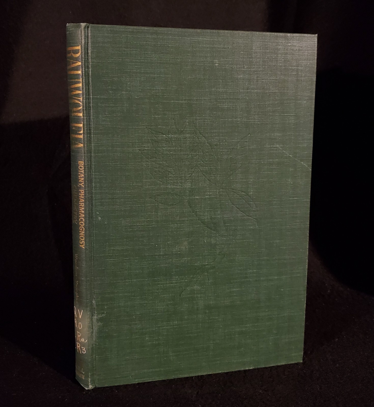 Rauwolfia Botany Pharmacognosy Chemistry Pharmacology 1957 1st Edition Hardcover