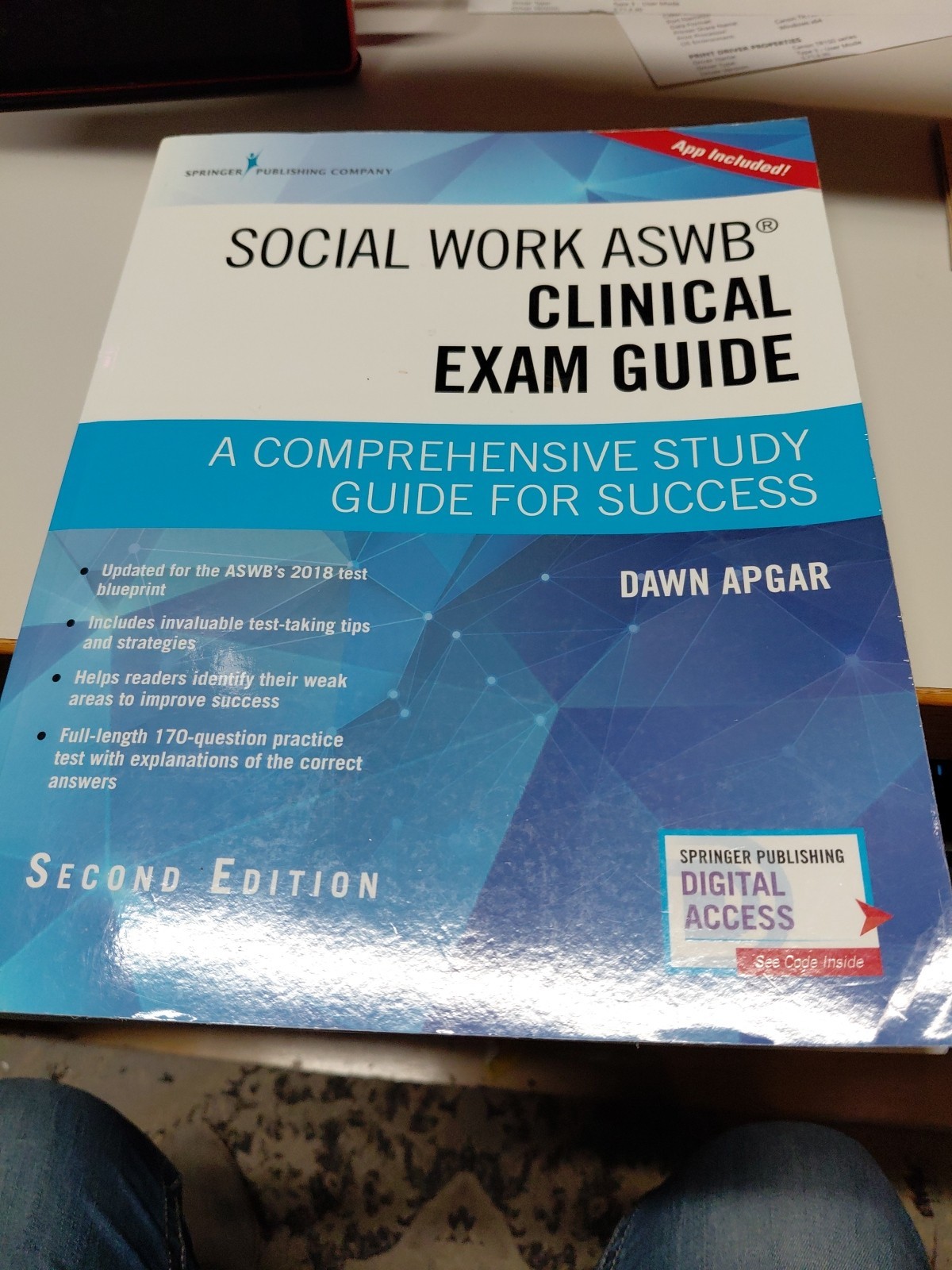 Social Work ASWB Clinical Exam – Paperback, by Apgar PhD LSW – Acceptable n