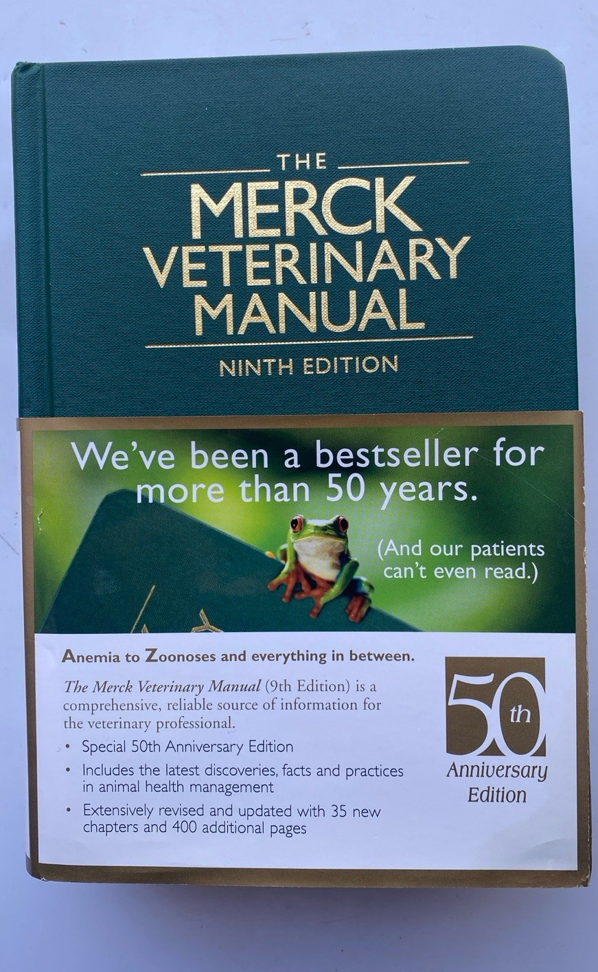 Merck Veterinary Manual Ninth Ed. 50th Ann. HC