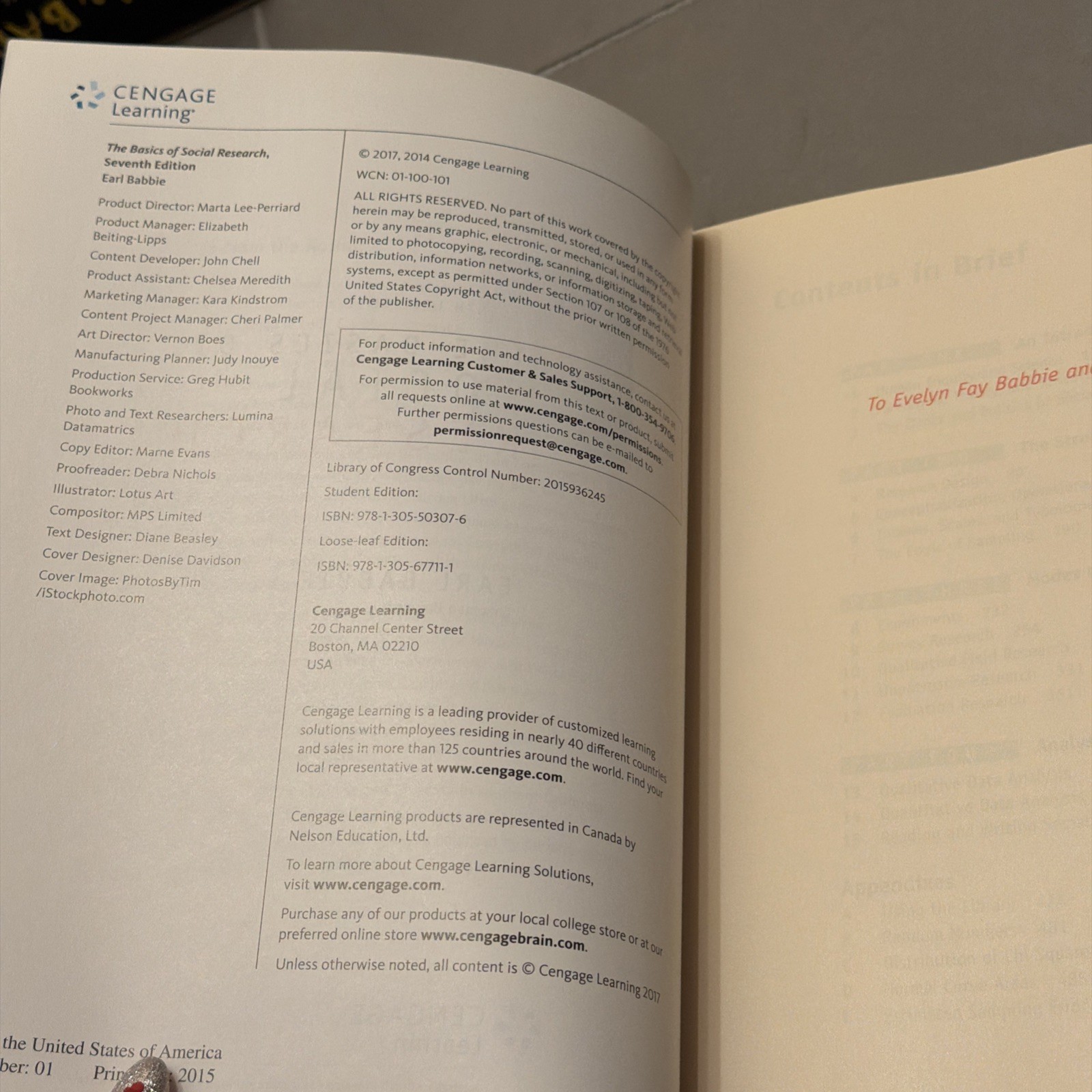 The Basics of Social Research (7th Edition) INSTRUCTORS EDITION