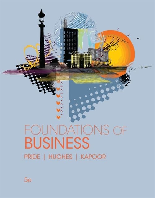 Foundations of Business, Kapoor, Jack