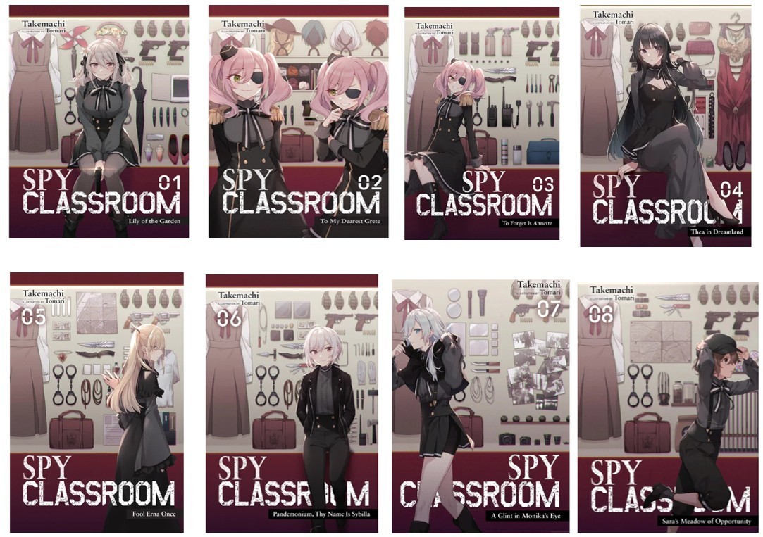 Spy Classroom Vol 1 – Vol 9 light Novel Book Comics Full Set English Version