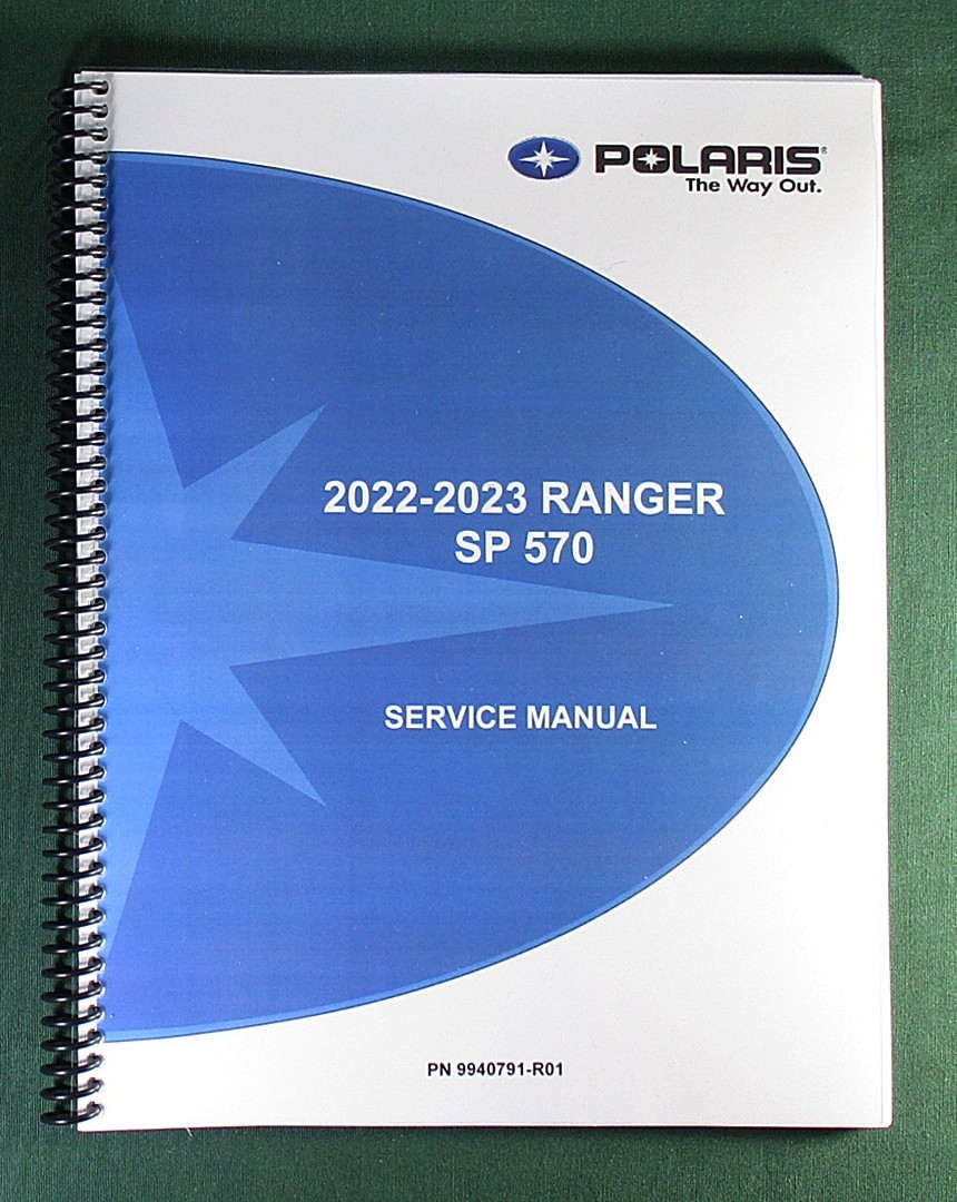 2022-2023 Polaris Ranger SP 570 Service Manual: w/ Protective Covers