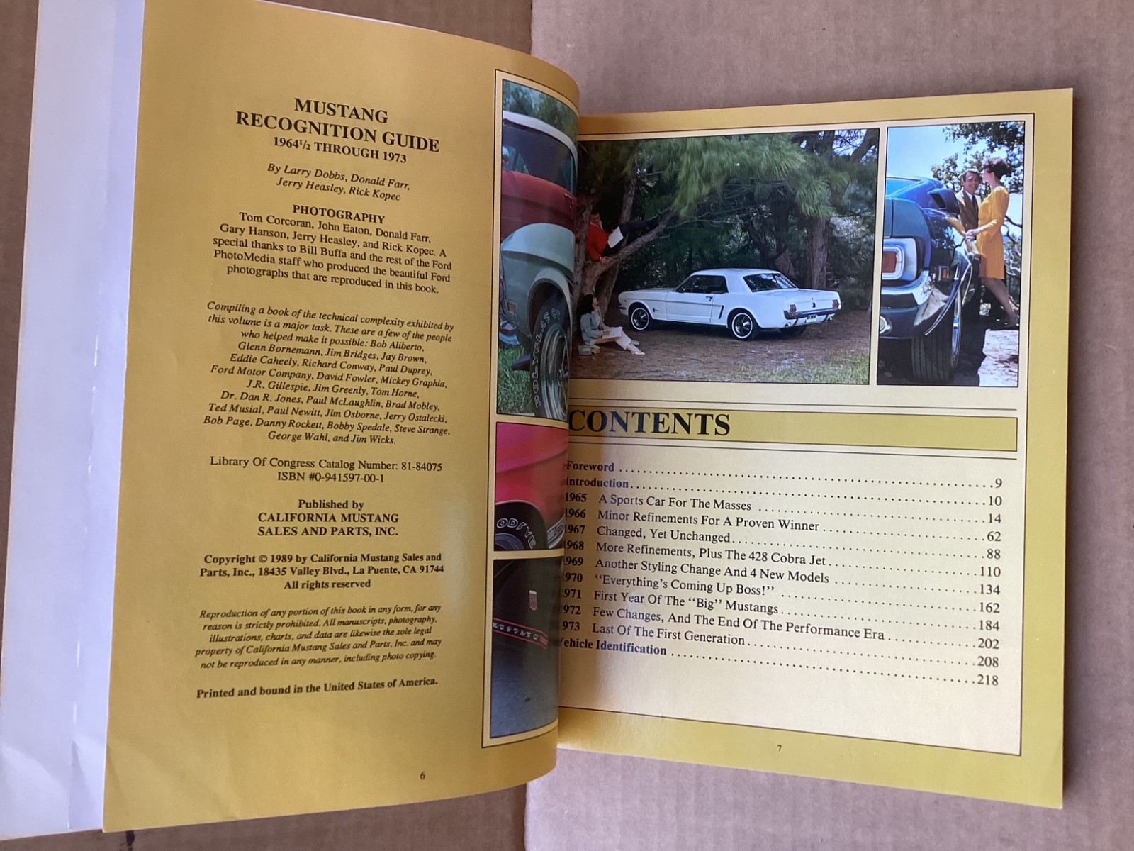 Mustang Books: Recognition Guide, Red Book 1965-90, Plate Decoder & Price Guide