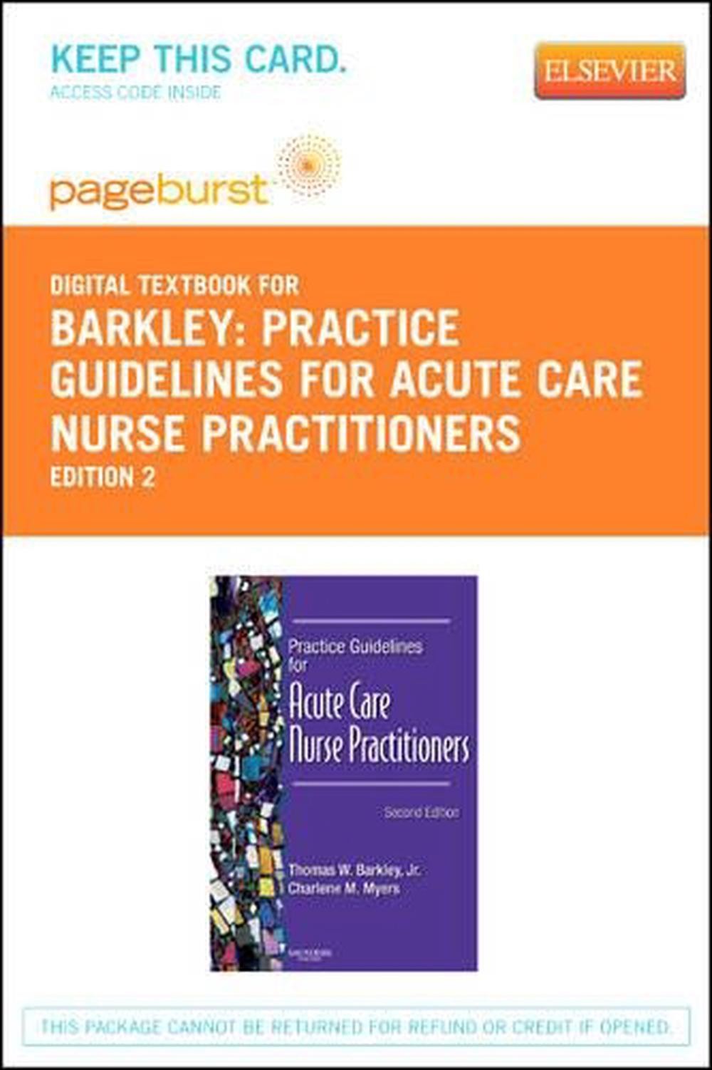 Practice Guidelines for Acute Care Nurse Practitioners – Elsevier eBook on Vital