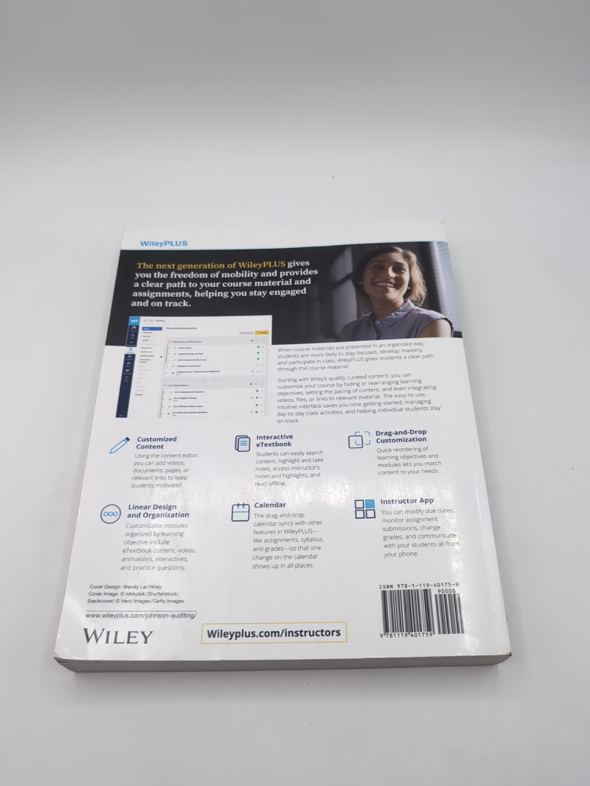 Auditing – Raymond Johnson Laura Wiley Instructor Evaluation Copy