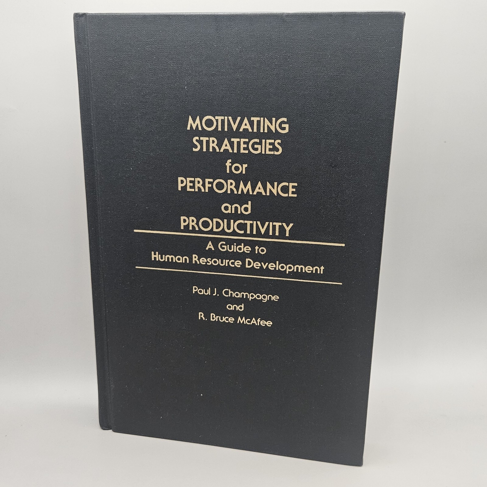 Motivating Strategies for Performance and Productivity : A Guide to Human…