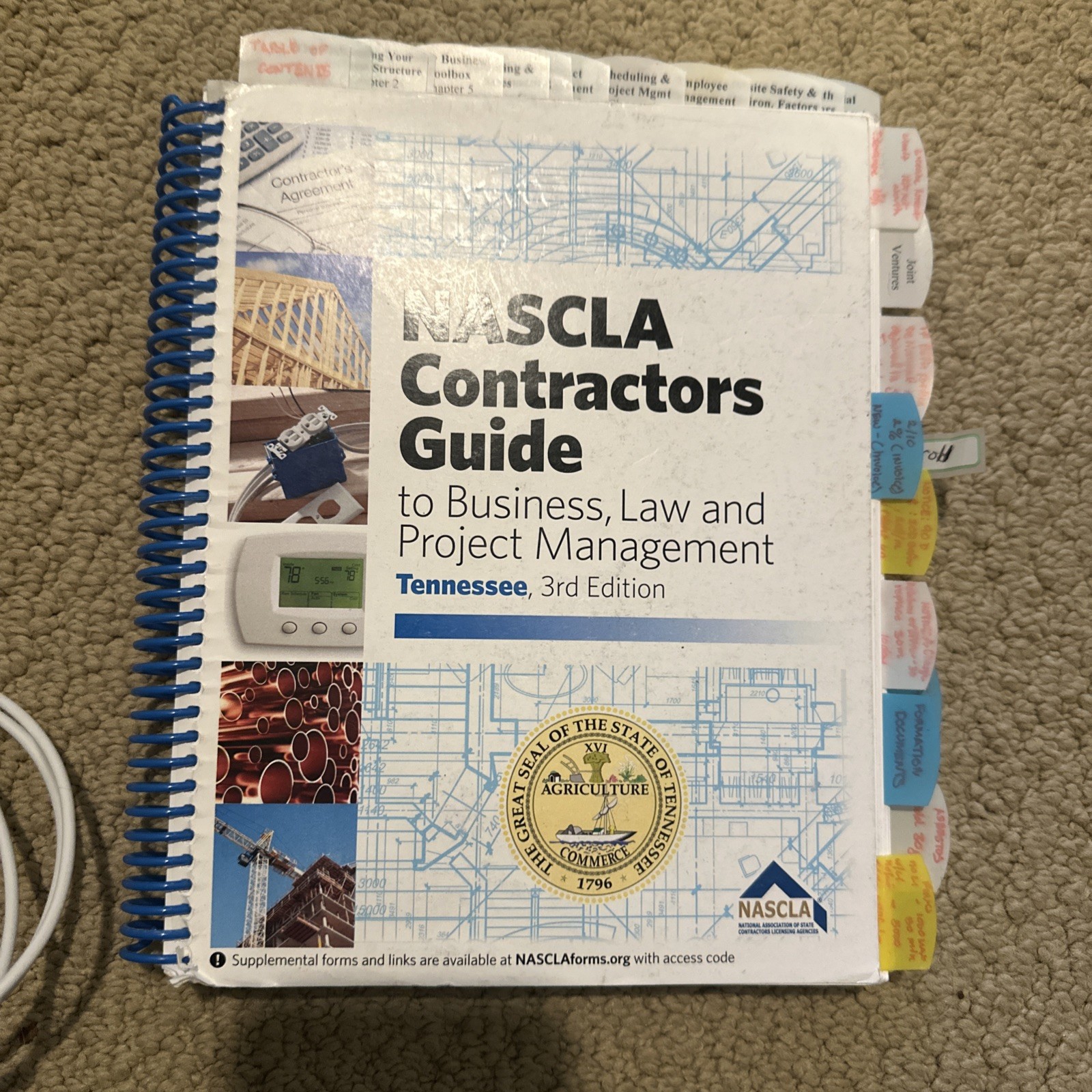 Tennessee 3rd Edition by Nascla (2018, Spiral)