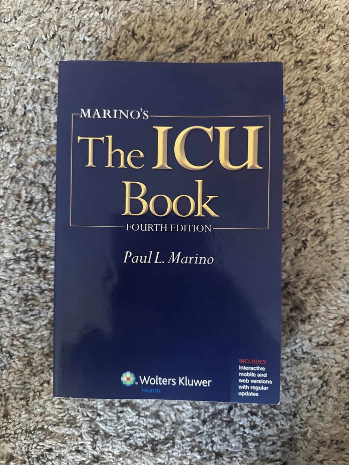 The ICU Book (4th Edition) – Marino -NO ACCESS CODE