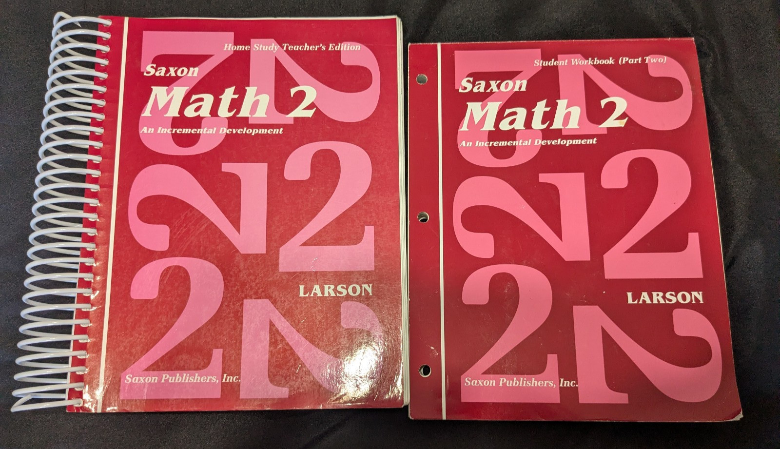 Saxon Math 2 Incremental Development Teacher’s Edition + Student Book 2 See Desc