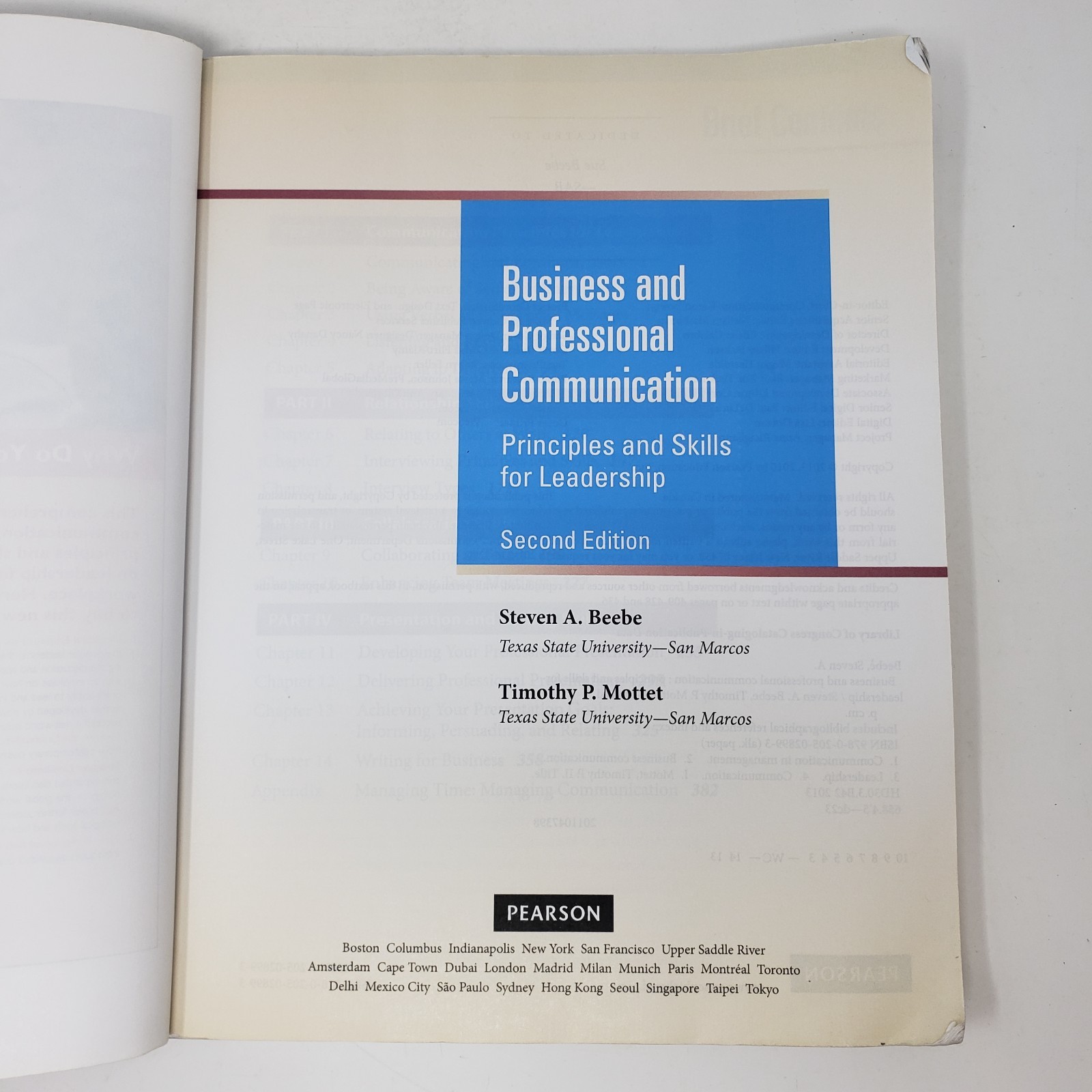 Business and Professional Communication by Beebe, Mottet – 2nd Ed, Paperback