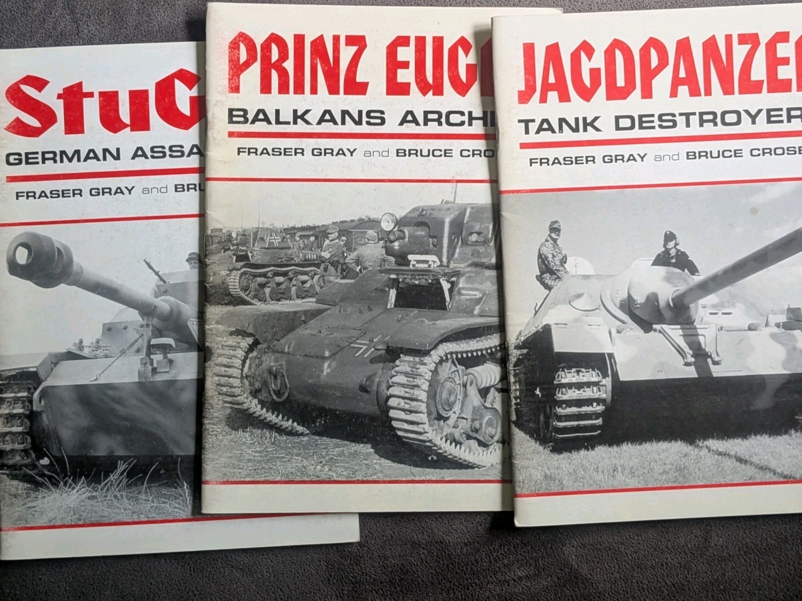 Stug III German Assault Gun Prinz Eugen Balkans Archive , Jagdpanzer , Books x3