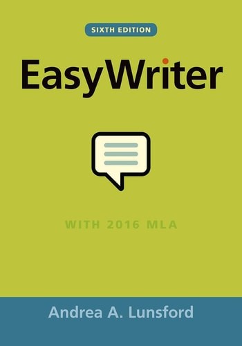 EasyWriter by Lunsford, Andrea A., Good Book