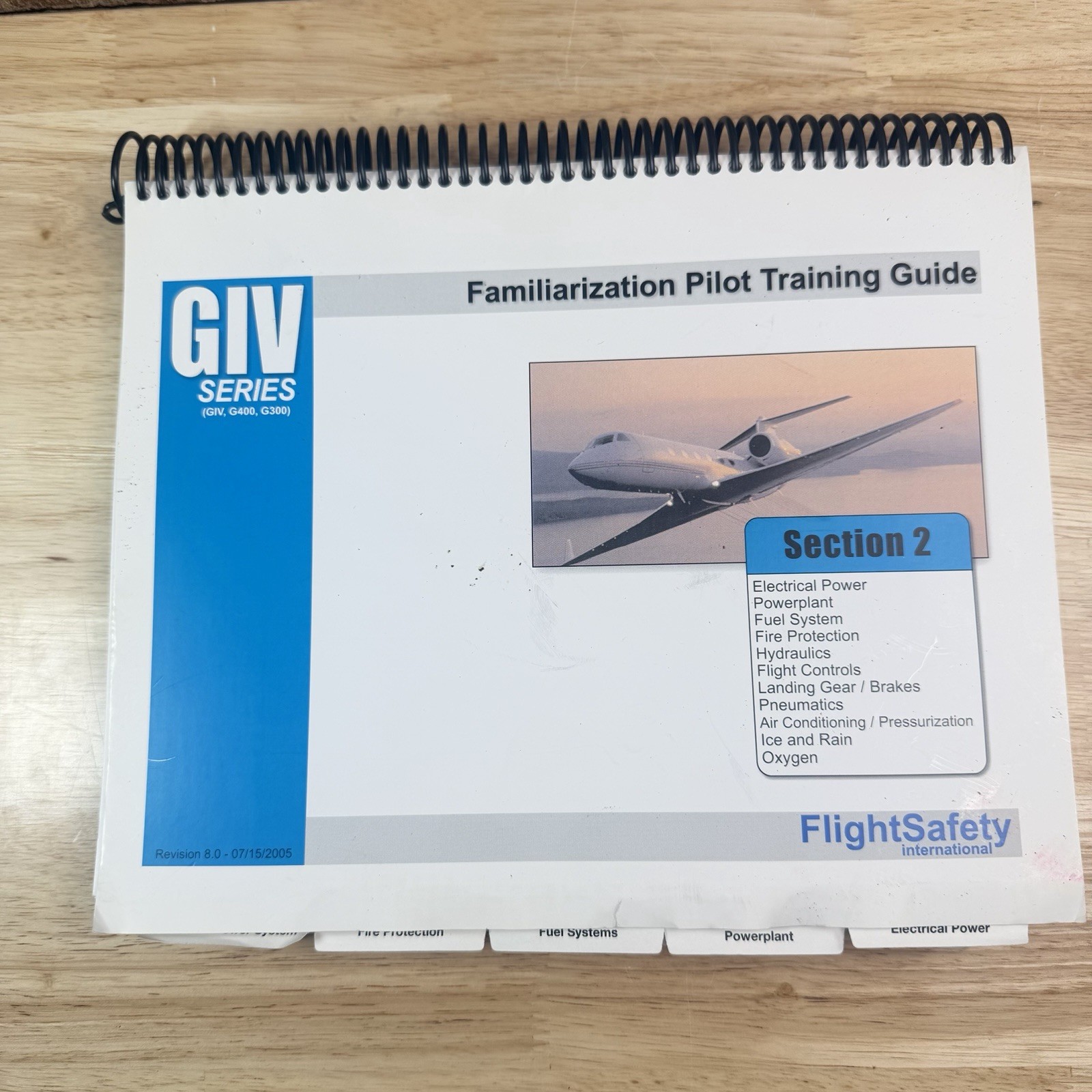 GIV FlightSafety Familiarization Pilot Training Guide