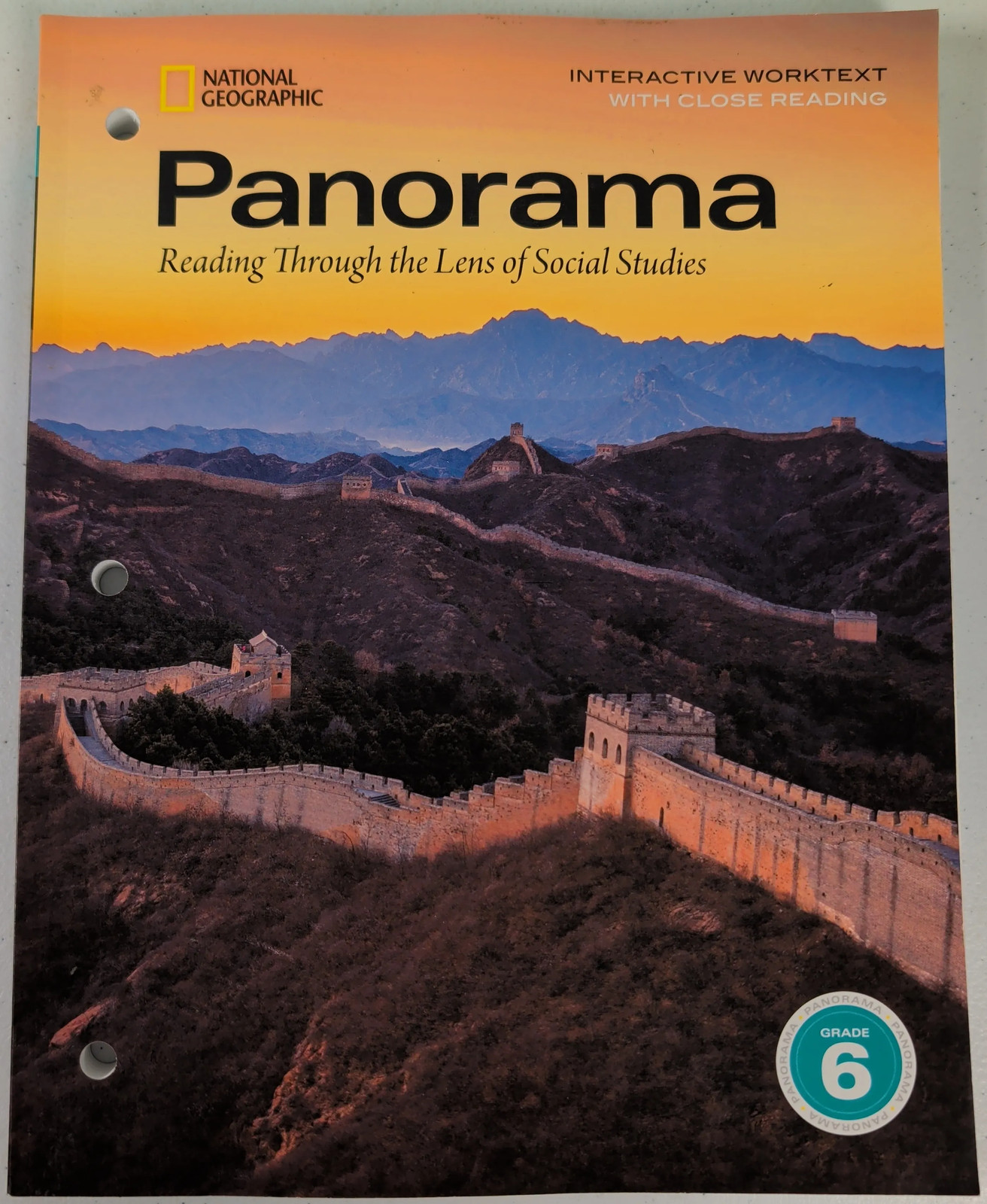 National Geographic Panorama Grade 6 Interactive Worktext Social Paperback