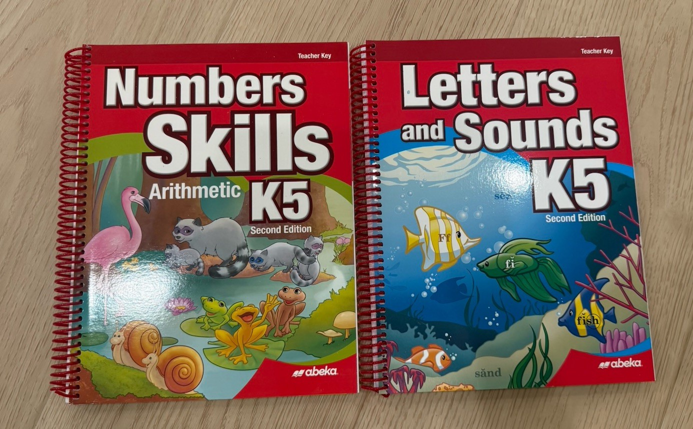 Abeka 2nd Edition Teacher Key K5 Numbers Skills Arithmetic & Letters And Sounds