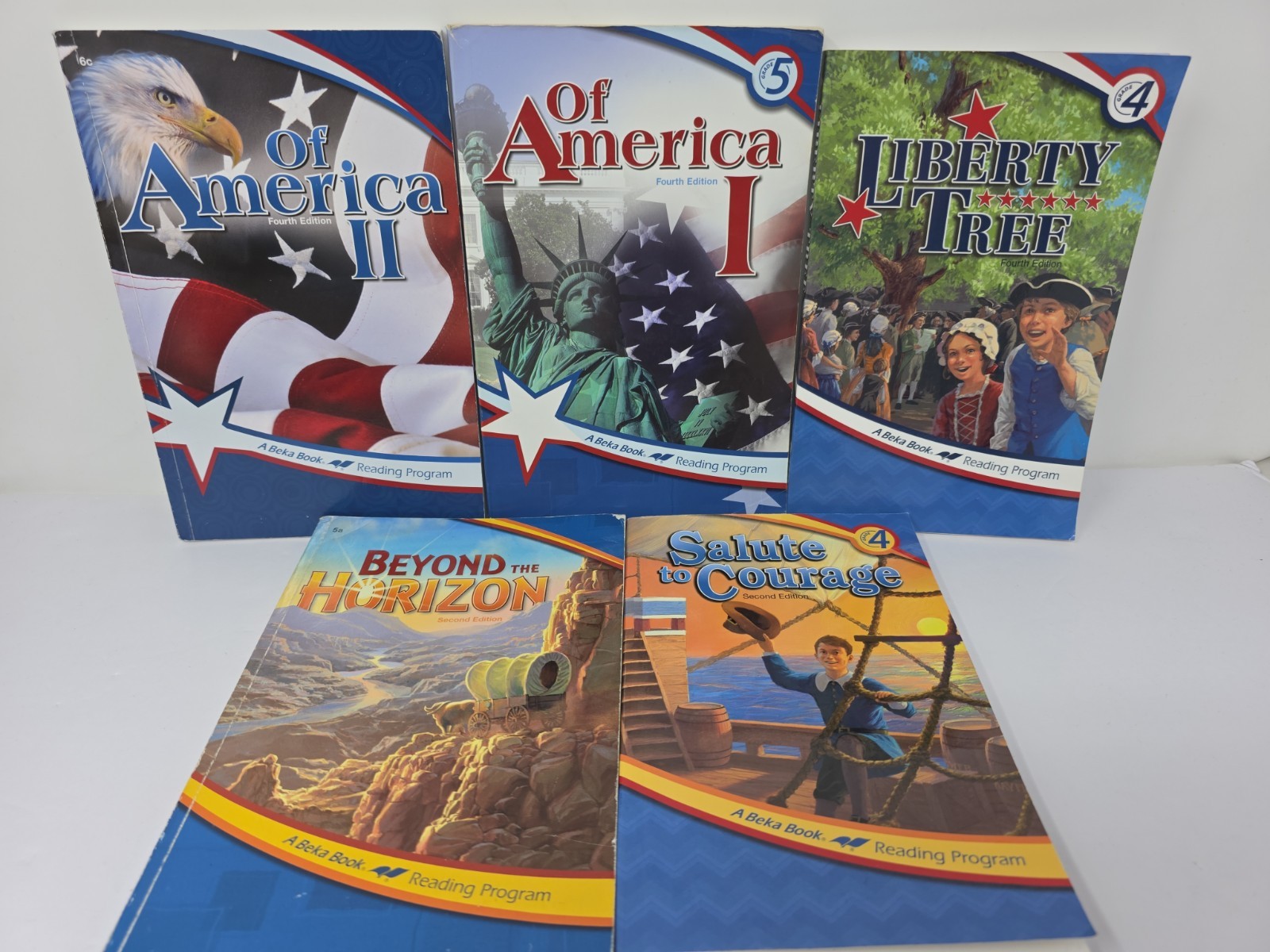 Abeka 4 & 5 Readers A Beka Book Reading Program Lot Of 5 Christian Homeschool
