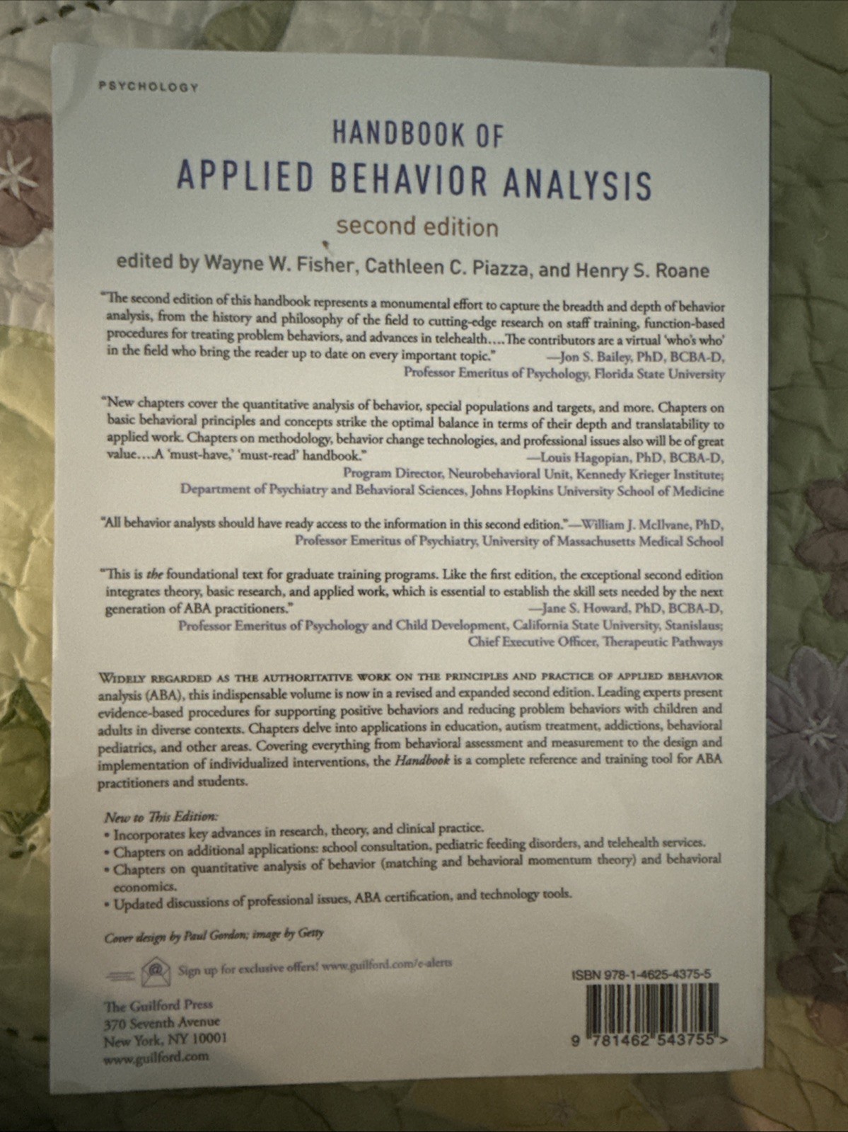 Handbook of Applied Behavior Analysis by Cathleen C. Piazza (2021, Paperback)