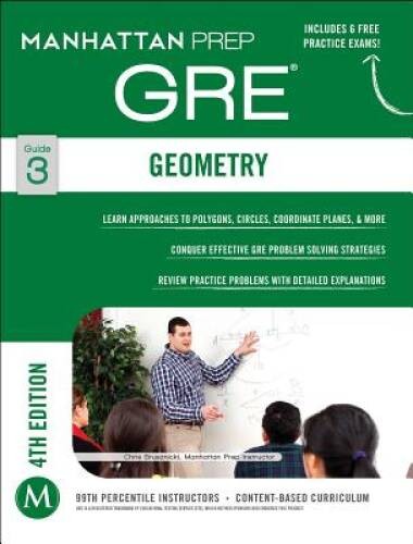 GRE Geometry (Manhattan Prep GRE Strategy Guides) – Paperback – VERY GOOD