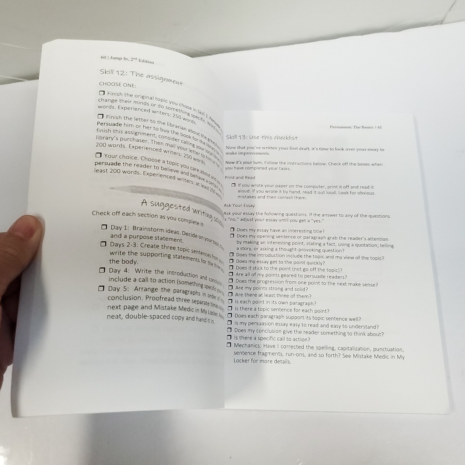 Jump in, 2nd Edition : Middle School Composition by Sharon Watson 2019