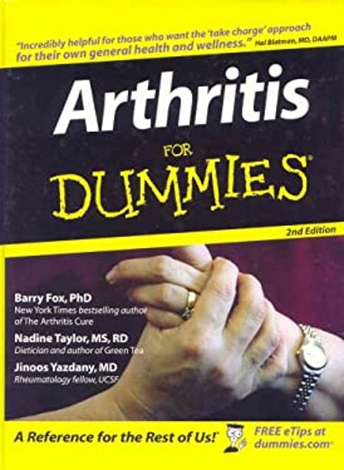 Arthritis for Dummies Hardcover Nadine, Yazdany, Jinoos, Fox, Bar