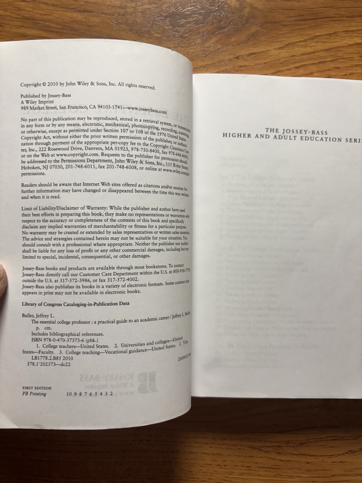 Essential College Professor : A Practical Guide to an Academic Career by Jeffrey