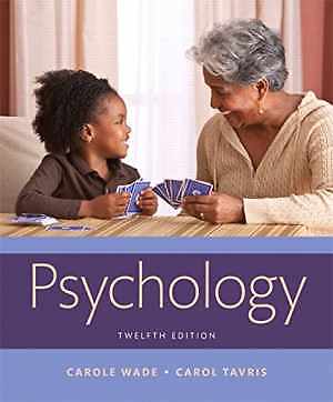 Psychology (12th Edition) – Paperback, by Wade Carole; Tavris Carol – Good