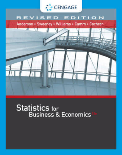 Statistics for Business & Economics, Revised (with XLSTAT Education – ACCEPTABLE