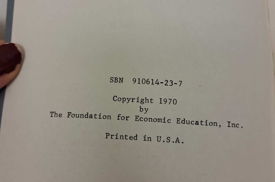 RARE – The Works Of Ludwig Von Mises, Compiled By Bettina Bien #510